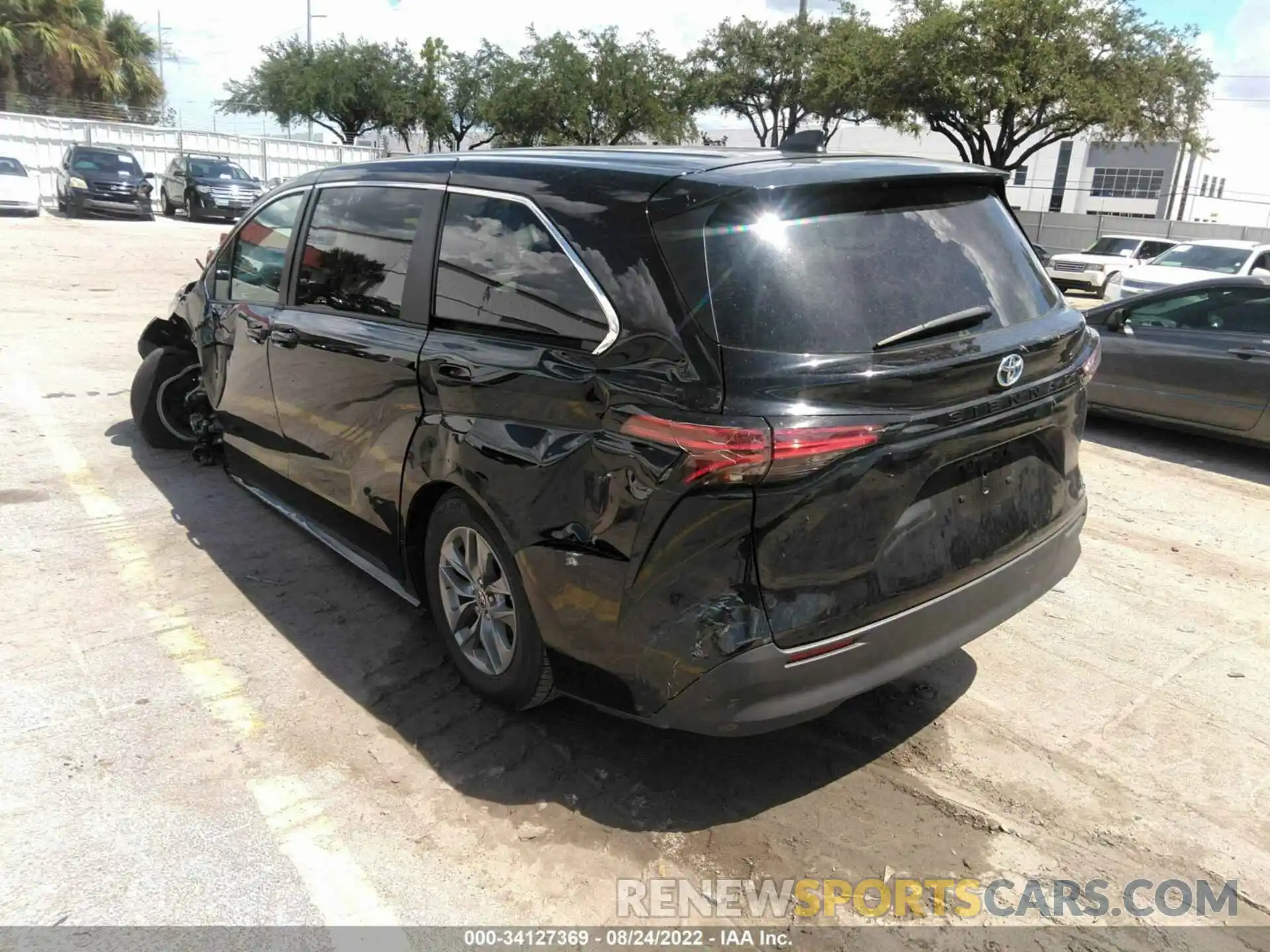 3 Фотография поврежденного автомобиля 5TDKRKEC9NS082361 TOYOTA SIENNA 2022