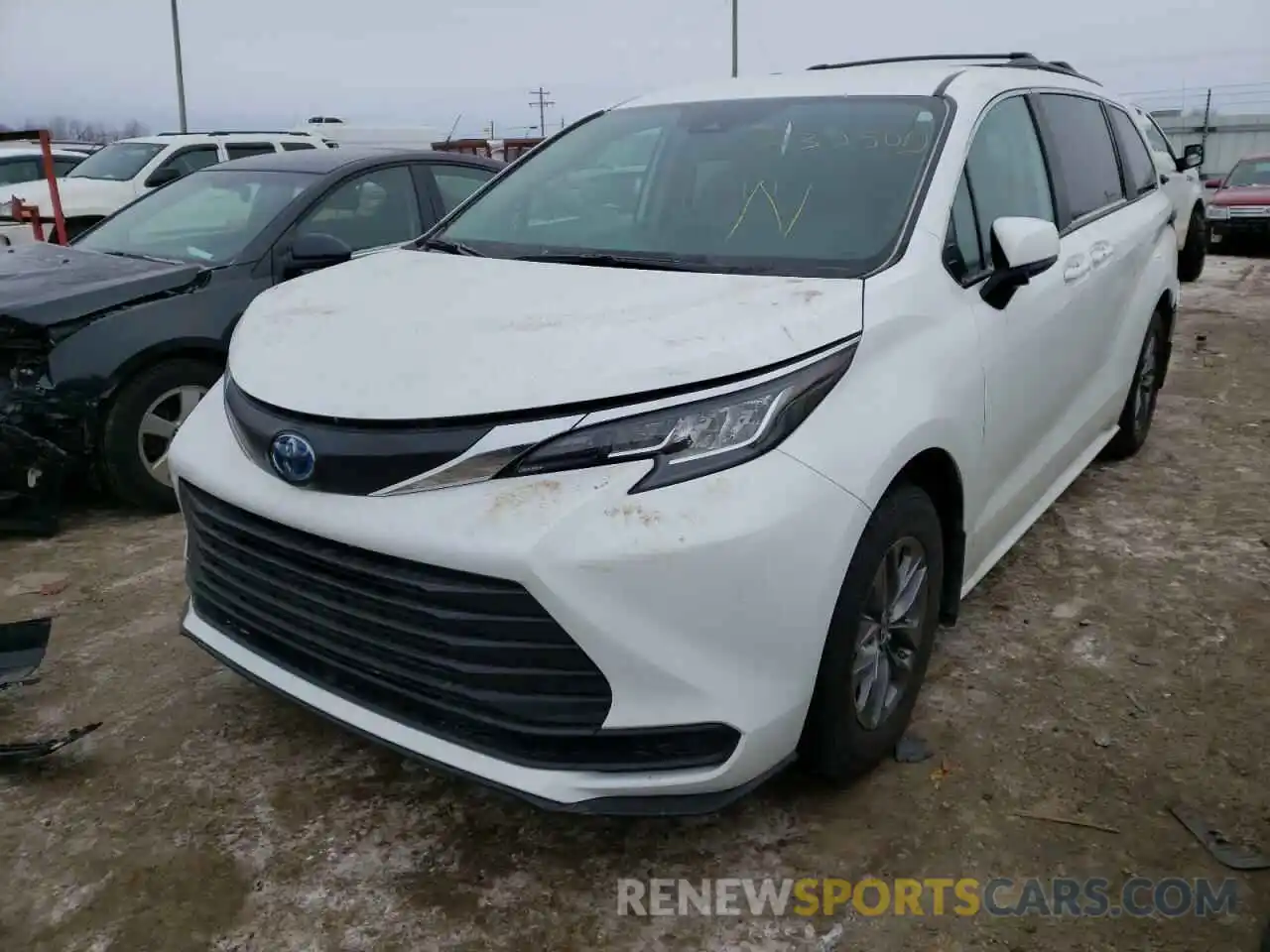 2 Фотография поврежденного автомобиля 5TDKRKECXNS095779 TOYOTA SIENNA 2022