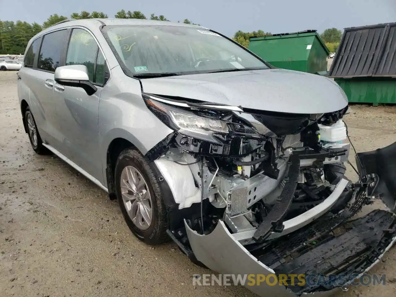 1 Photograph of a damaged car 5TDKSKFC4NS066782 TOYOTA SIENNA 2022