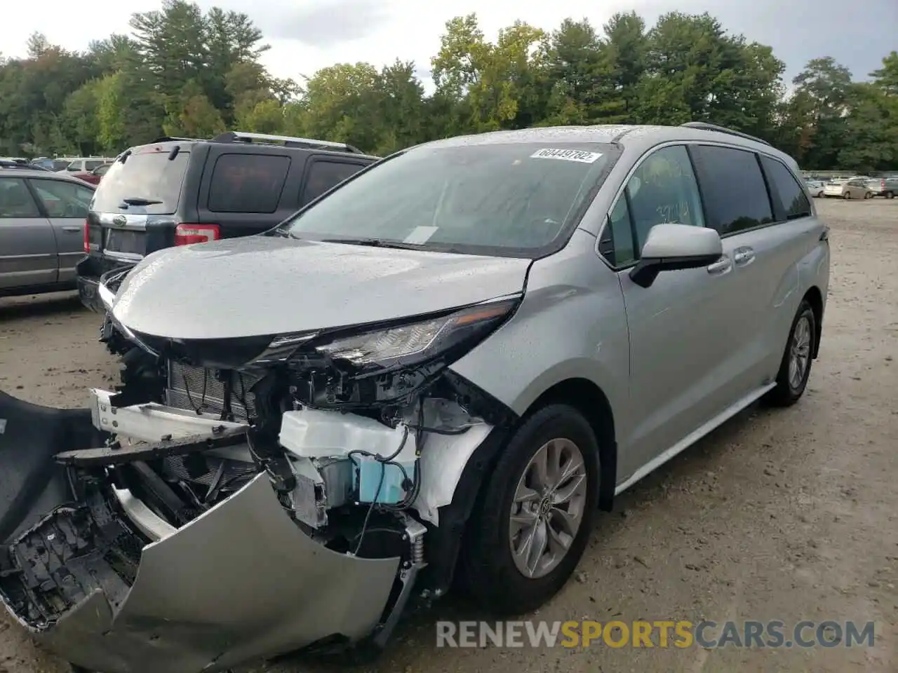 2 Photograph of a damaged car 5TDKSKFC4NS066782 TOYOTA SIENNA 2022