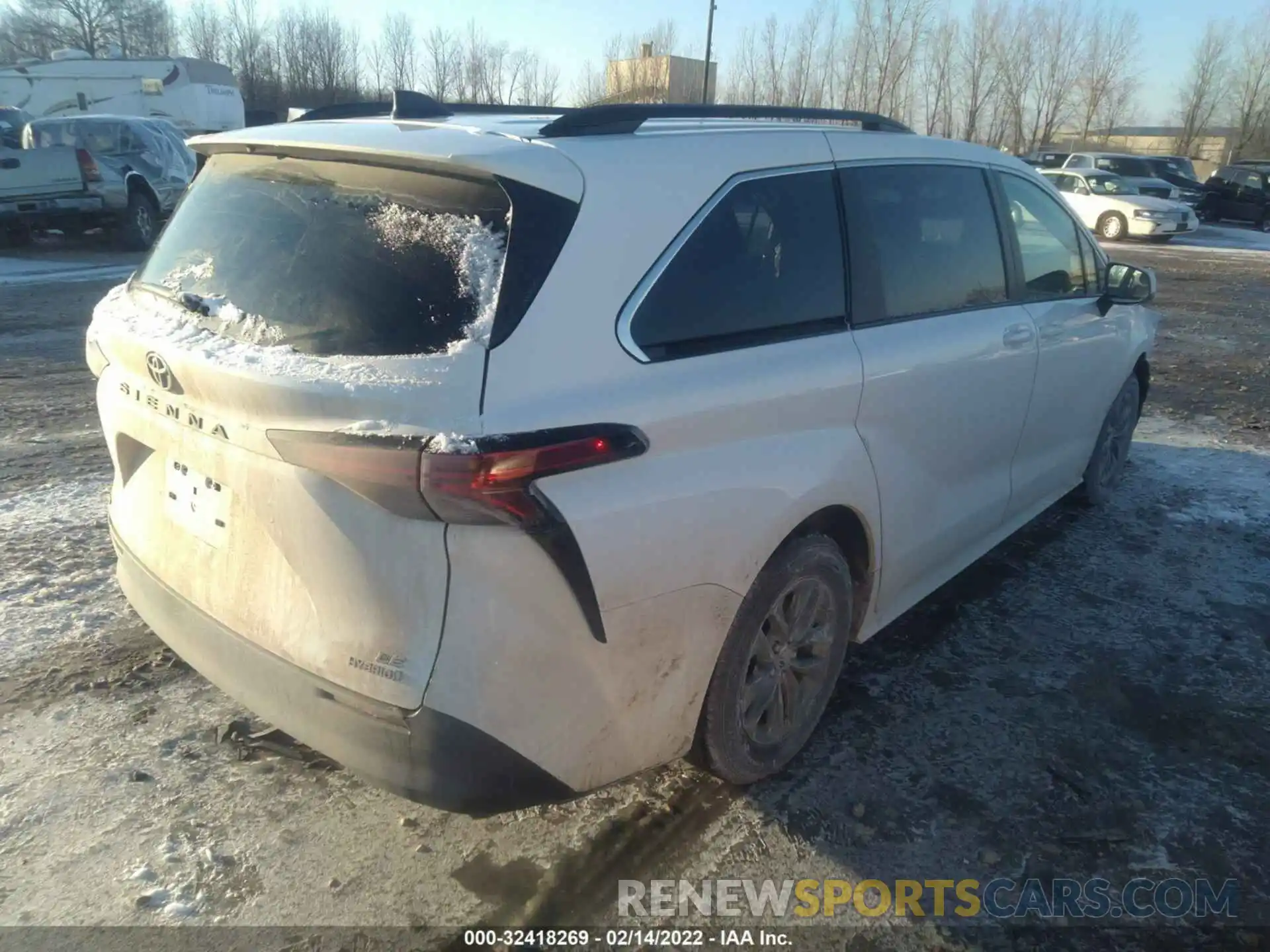 4 Фотография поврежденного автомобиля 5TDKSKFC5NS044452 TOYOTA SIENNA 2022