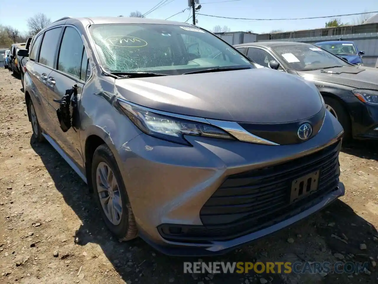 1 Фотография поврежденного автомобиля 5TDKSKFC7NS045330 TOYOTA SIENNA 2022