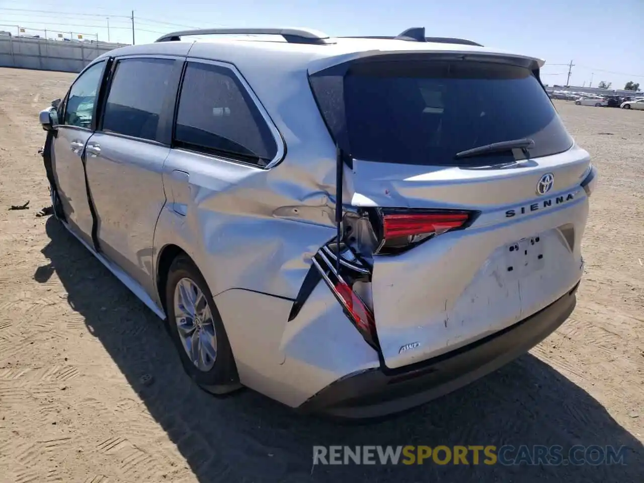 3 Photograph of a damaged car 5TDKSKFC7NS050074 TOYOTA SIENNA 2022