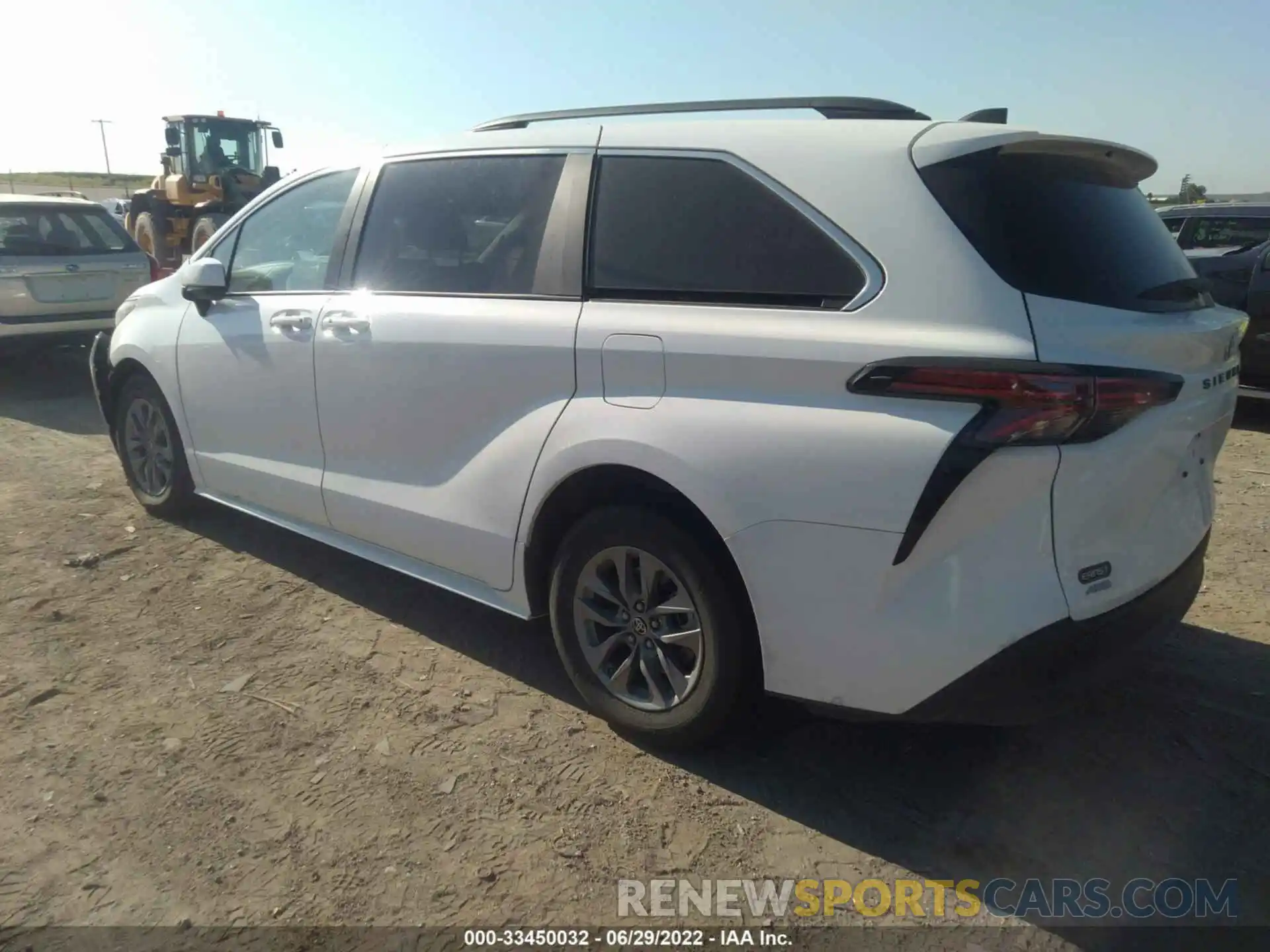 3 Фотография поврежденного автомобиля 5TDKSKFC8NS045434 TOYOTA SIENNA 2022