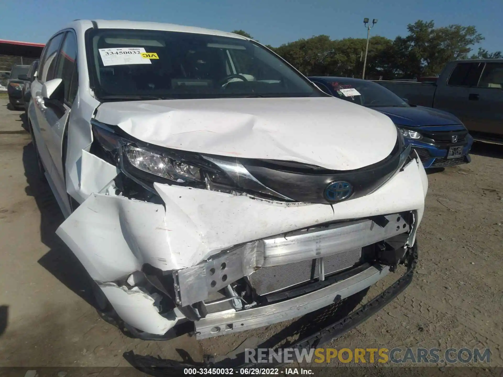 6 Фотография поврежденного автомобиля 5TDKSKFC8NS045434 TOYOTA SIENNA 2022