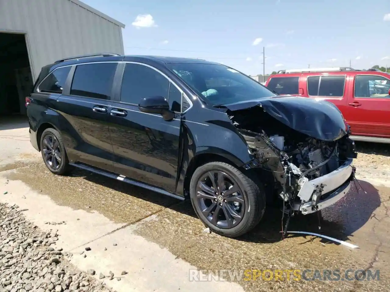 1 Photograph of a damaged car 5TDXRKEC5NS087546 TOYOTA SIENNA 2022