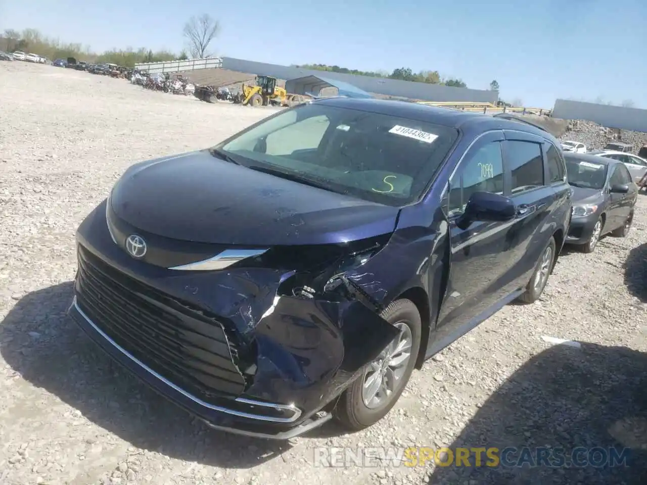 2 Photograph of a damaged car 5TDYRKEC0NS090942 TOYOTA SIENNA 2022