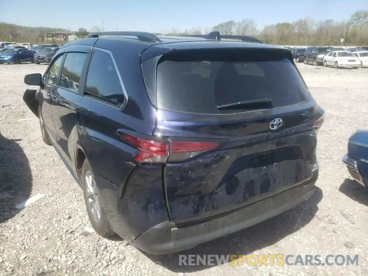 3 Фотография поврежденного автомобиля 5TDYRKEC0NS090942 TOYOTA SIENNA 2022