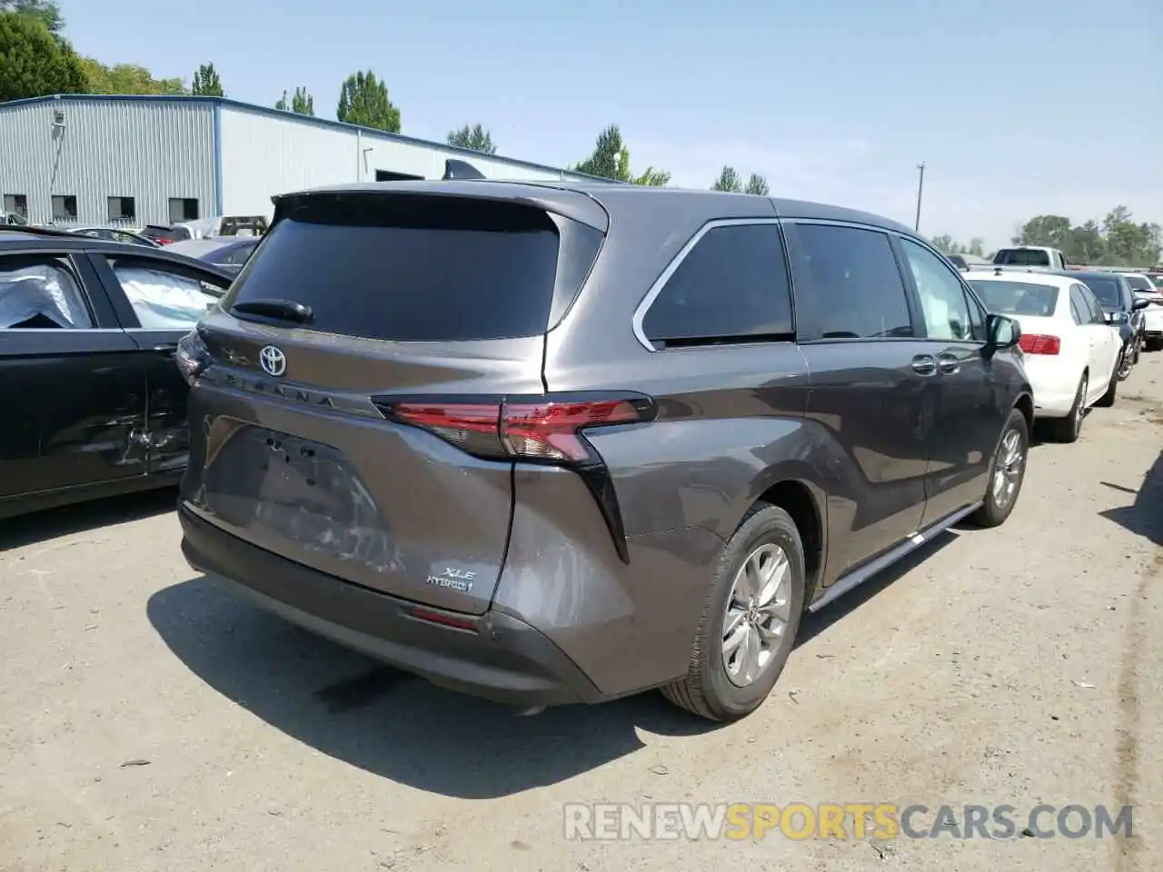 4 Фотография поврежденного автомобиля 5TDYRKEC0NS118688 TOYOTA SIENNA 2022