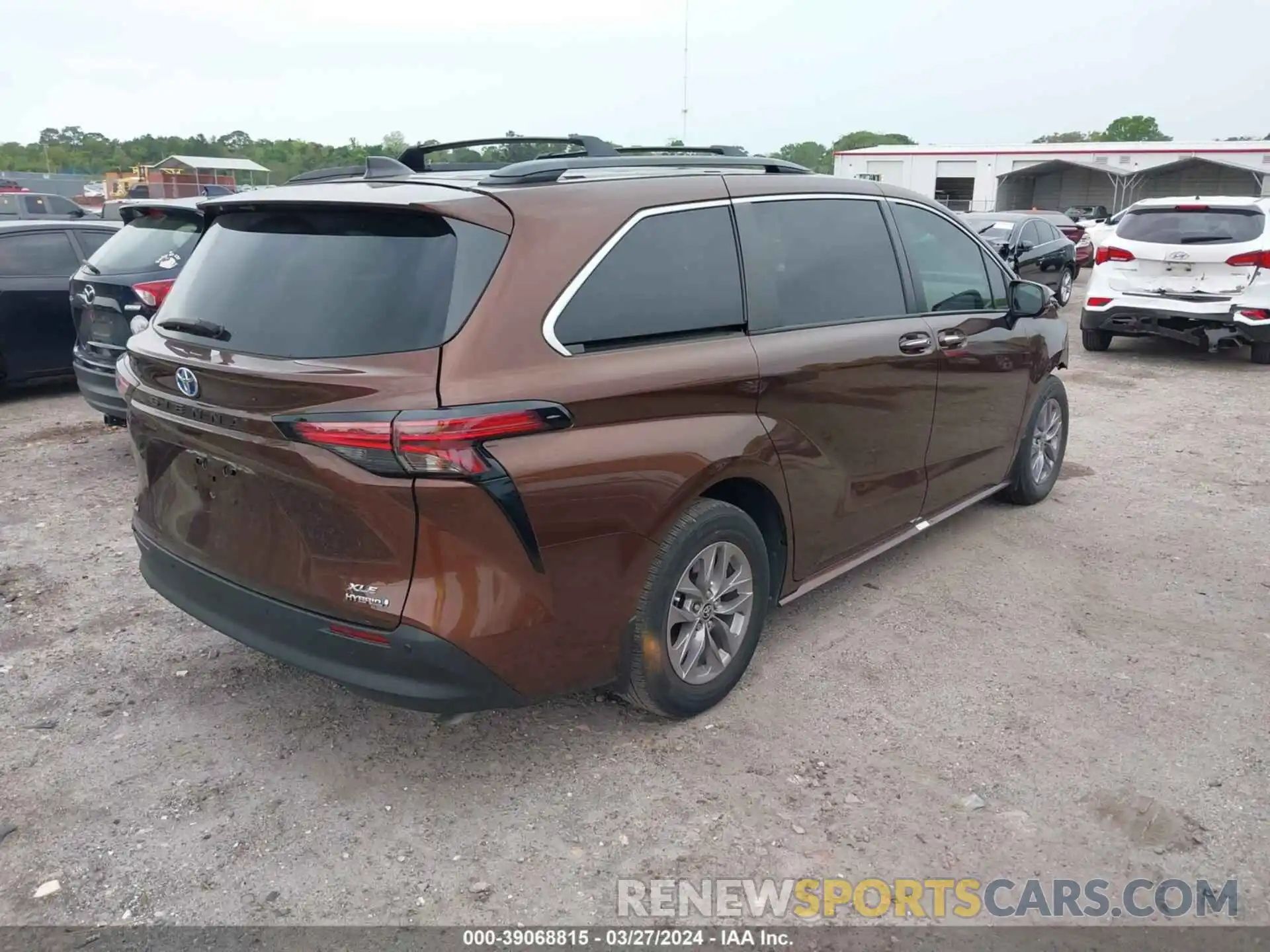 4 Фотография поврежденного автомобиля 5TDYRKEC3NS114991 TOYOTA SIENNA 2022