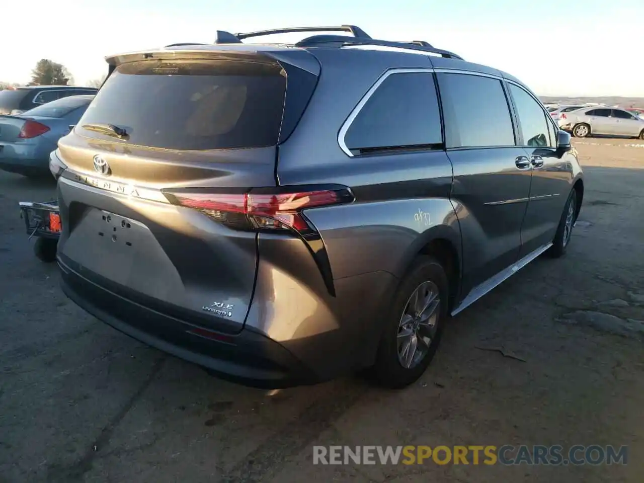 4 Фотография поврежденного автомобиля 5TDYRKEC6NS082134 TOYOTA SIENNA 2022