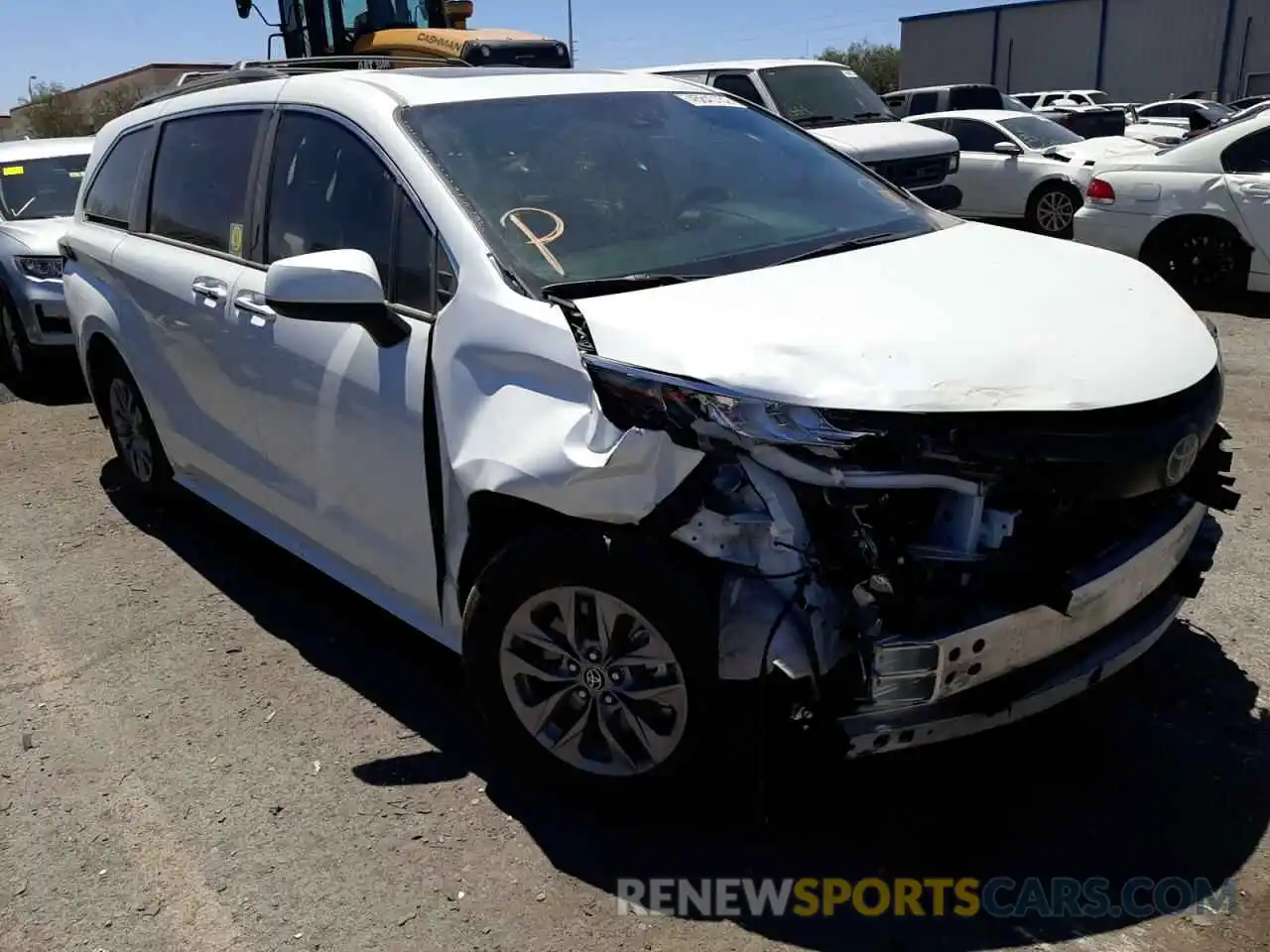 1 Photograph of a damaged car 5TDYRKEC7NS079226 TOYOTA SIENNA 2022