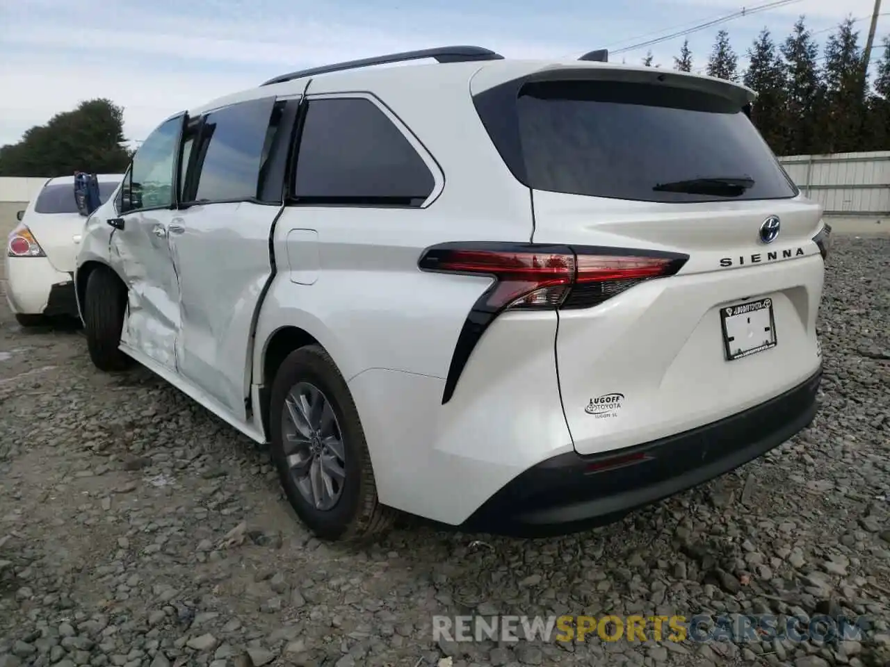 3 Photograph of a damaged car 5TDYRKEC7NS090467 TOYOTA SIENNA 2022