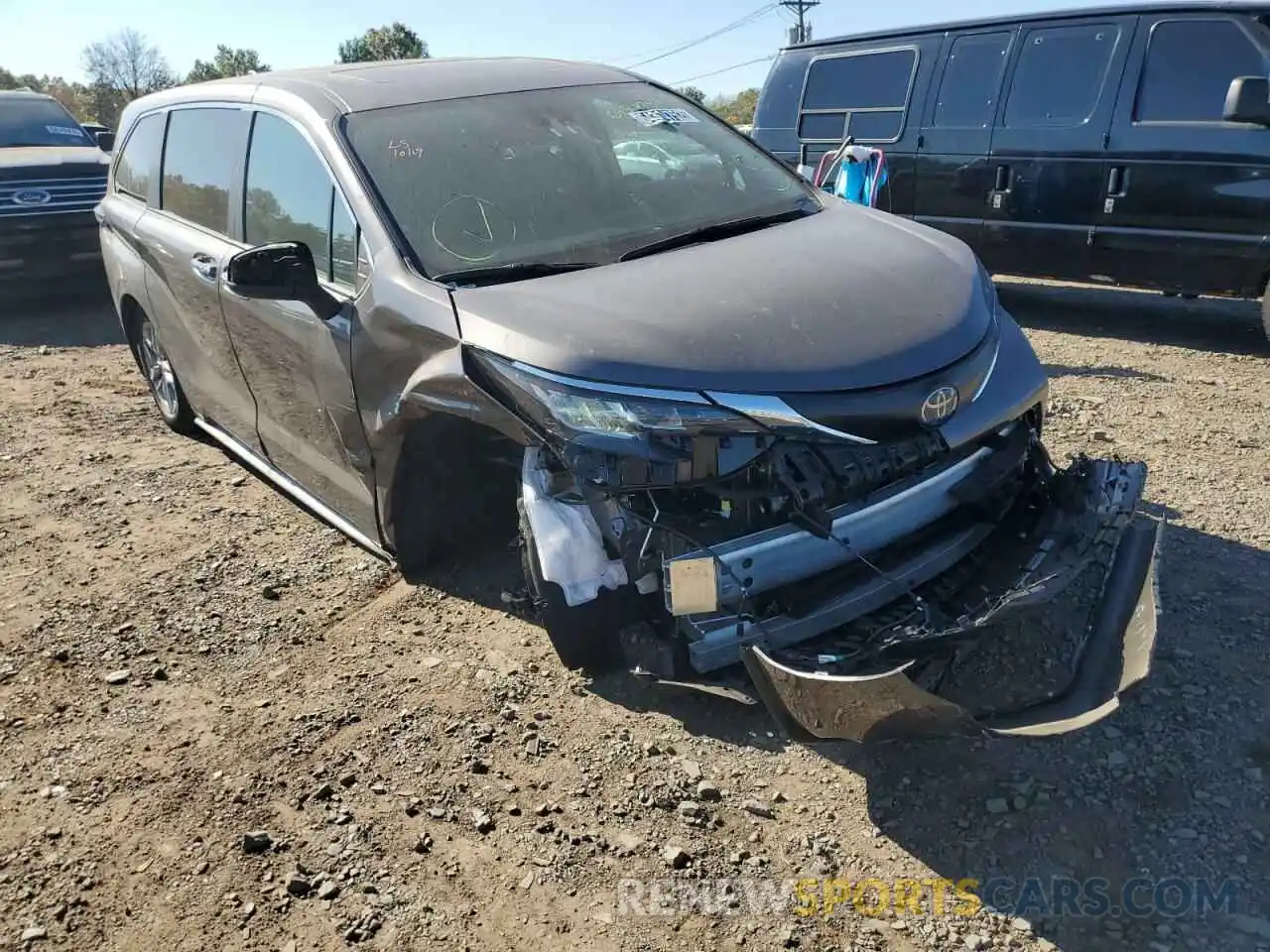 1 Photograph of a damaged car 5TDYRKEC7NS126299 TOYOTA SIENNA 2022