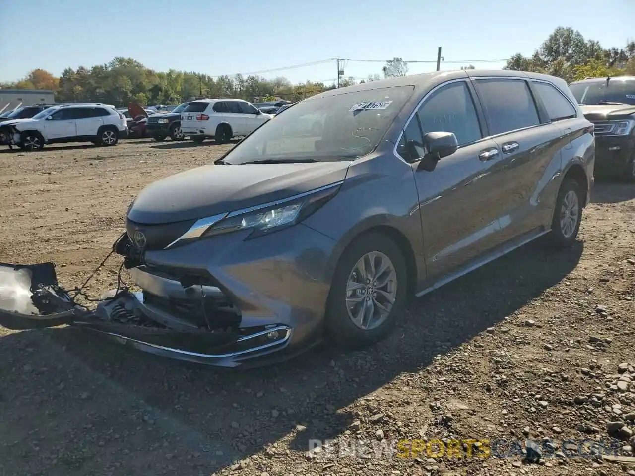 2 Photograph of a damaged car 5TDYRKEC7NS126299 TOYOTA SIENNA 2022