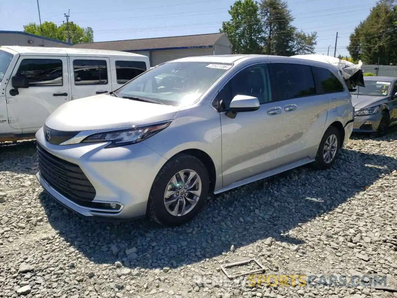 2 Photograph of a damaged car 5TDYRKEC8NS078912 TOYOTA SIENNA 2022