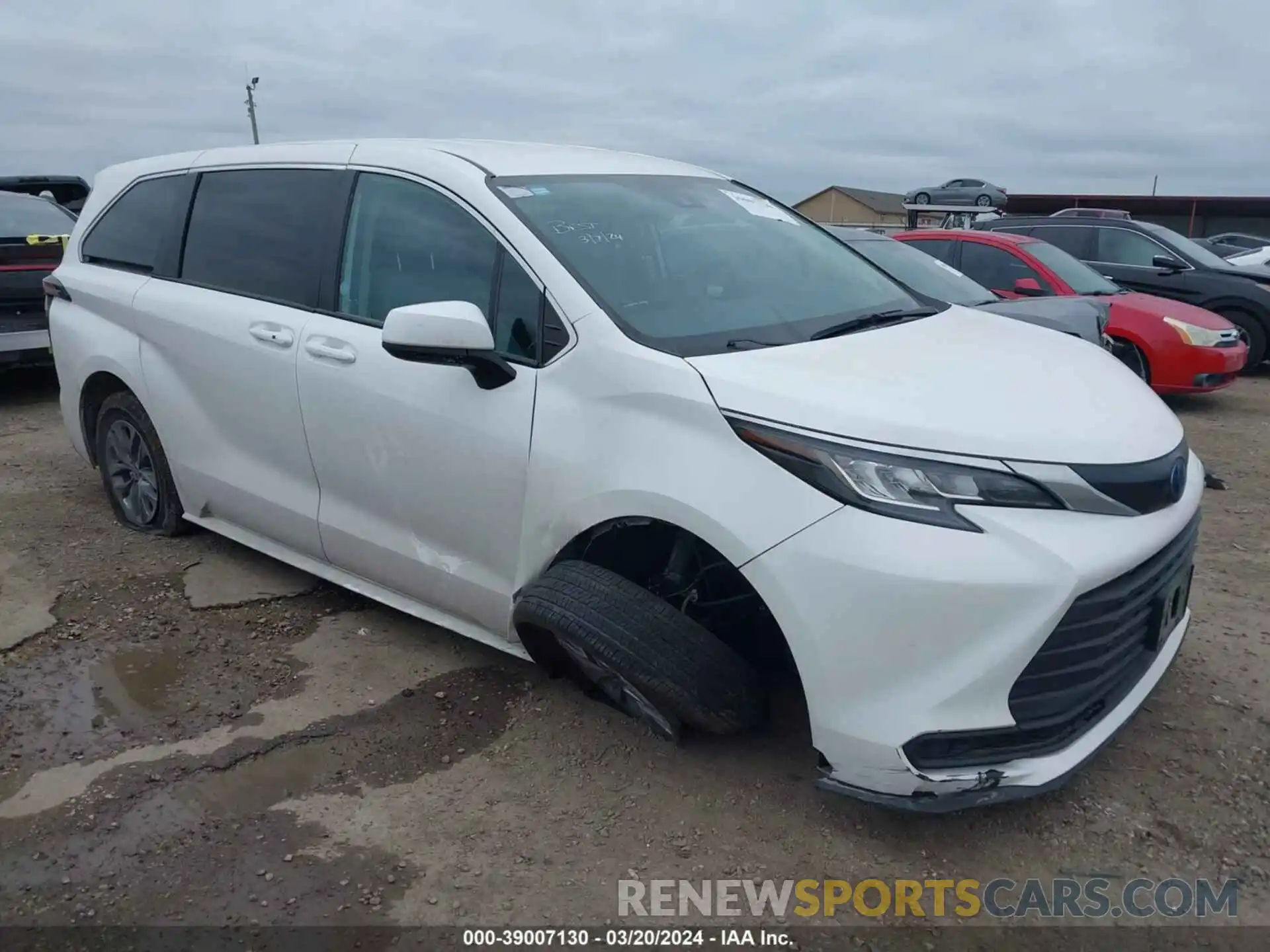 1 Фотография поврежденного автомобиля 5TDKRKEC4PS161651 TOYOTA SIENNA 2023