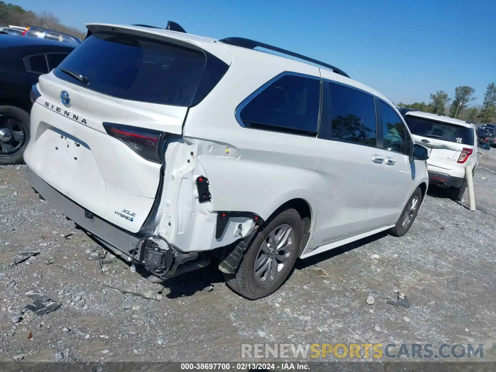 4 Фотография поврежденного автомобиля 5TDYRKECXPS169375 TOYOTA SIENNA 2023