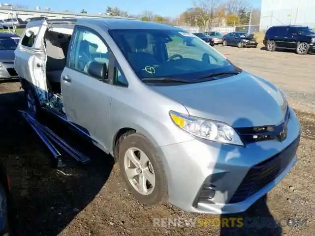 1 Photograph of a damaged car 5TDZZ3DC0LS022116 TOYOTA SIENNA L 2020