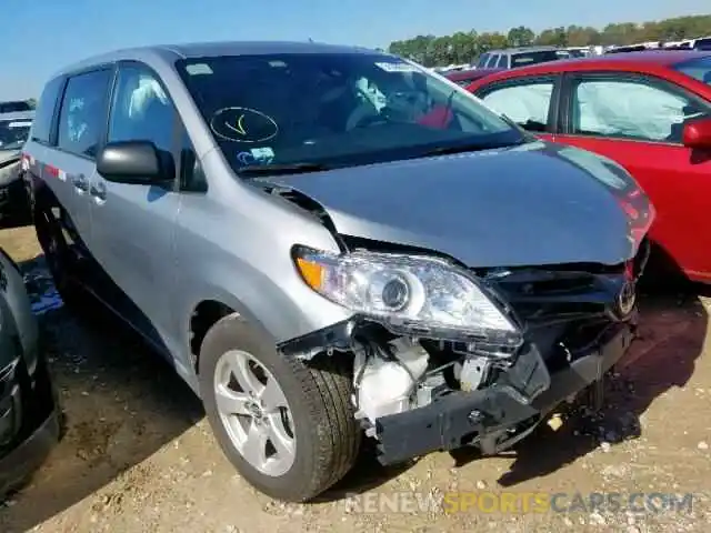 1 Photograph of a damaged car 5TDZZ3DC4LS024032 TOYOTA SIENNA L 2020