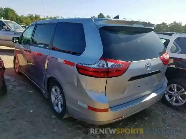 3 Photograph of a damaged car 5TDZZ3DC4LS024032 TOYOTA SIENNA L 2020