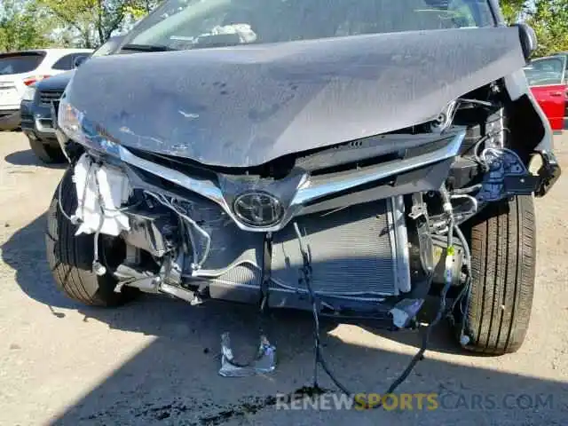 9 Photograph of a damaged car 5TDKZ3DC0KS017725 TOYOTA SIENNA LE 2019