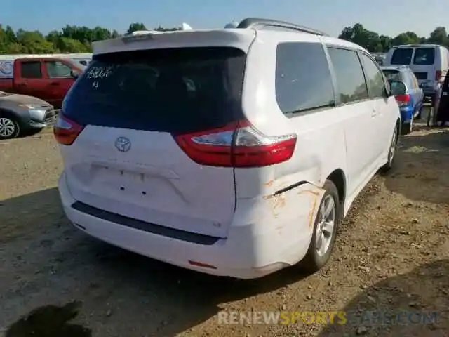 4 Photograph of a damaged car 5TDKZ3DC0KS017756 TOYOTA SIENNA LE 2019