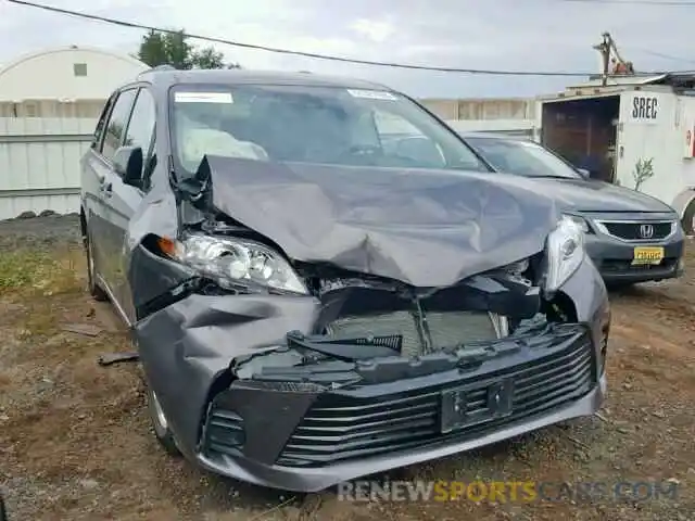 1 Photograph of a damaged car 5TDKZ3DC2KS012378 TOYOTA SIENNA LE 2019