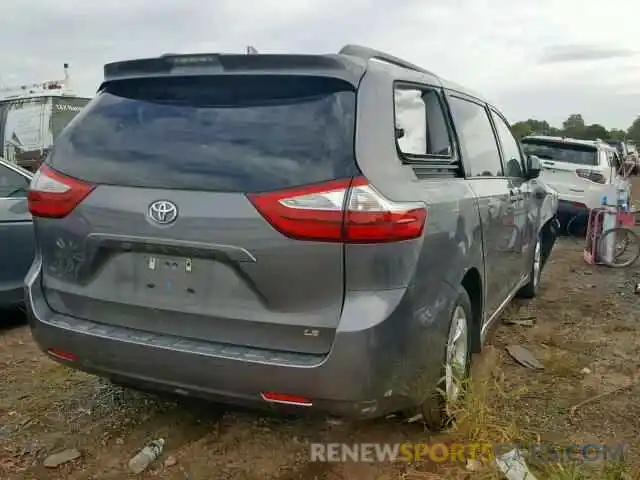 4 Photograph of a damaged car 5TDKZ3DC2KS012378 TOYOTA SIENNA LE 2019