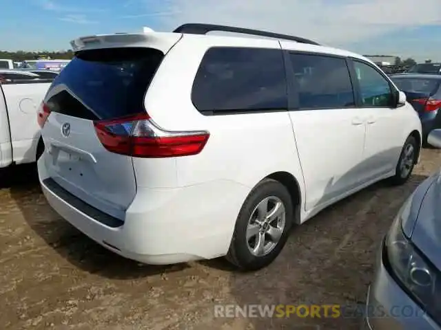 4 Photograph of a damaged car 5TDKZ3DC0LS024837 TOYOTA SIENNA LE 2020