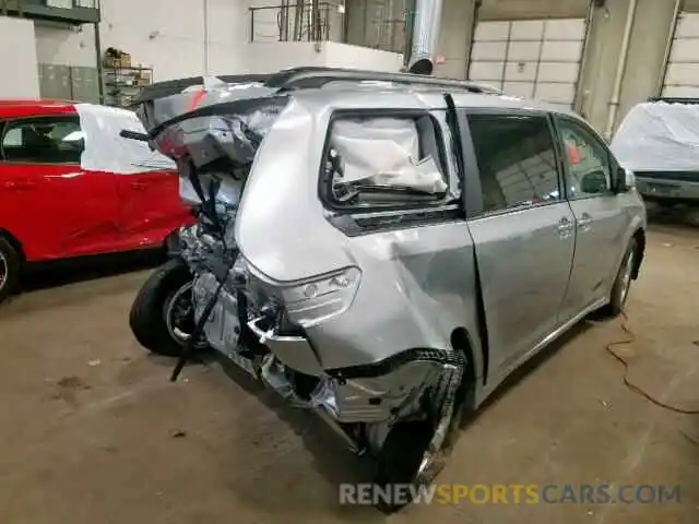 4 Photograph of a damaged car 5TDKZ3DC3LS024170 TOYOTA SIENNA LE 2020