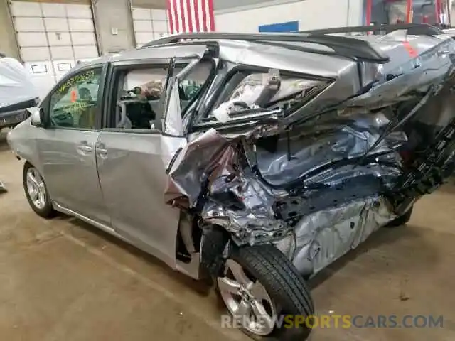 9 Photograph of a damaged car 5TDKZ3DC3LS024170 TOYOTA SIENNA LE 2020