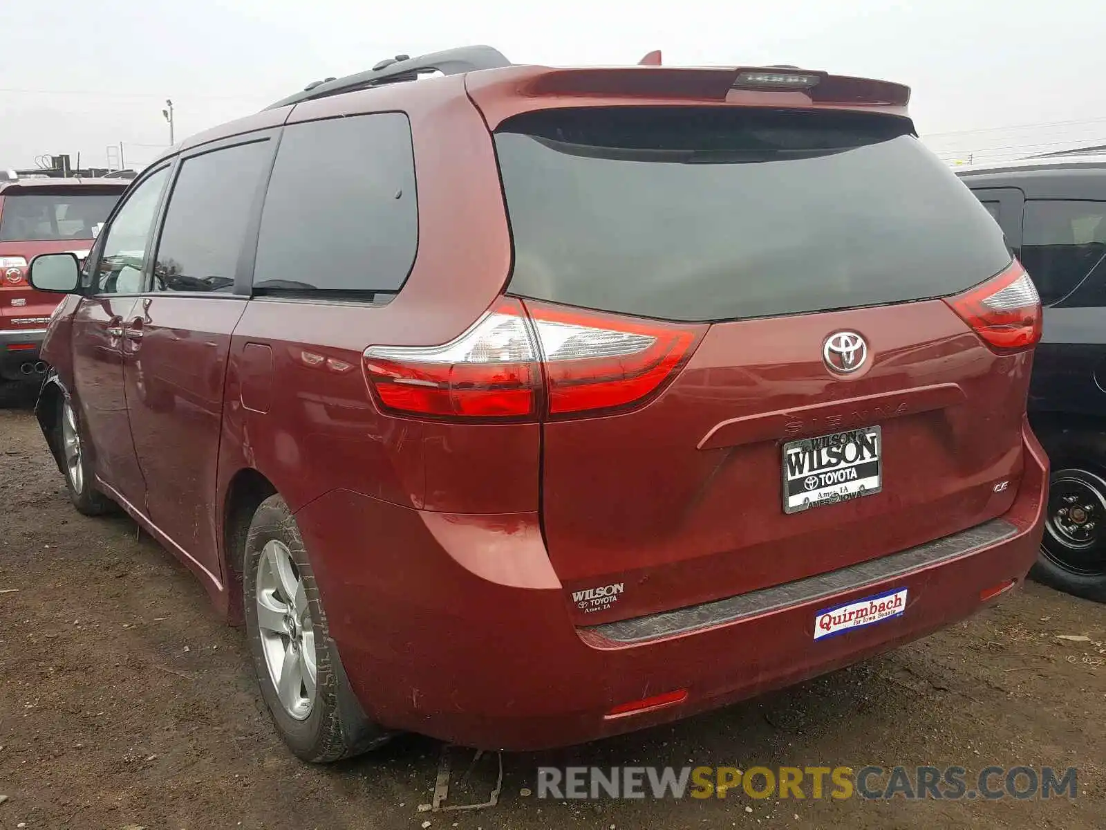 3 Photograph of a damaged car 5TDKZ3DC7LS043806 TOYOTA SIENNA LE 2020