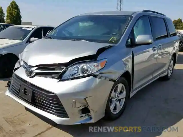 2 Фотография поврежденного автомобиля 5TDKZ3DCXLS038776 TOYOTA SIENNA LE 2020