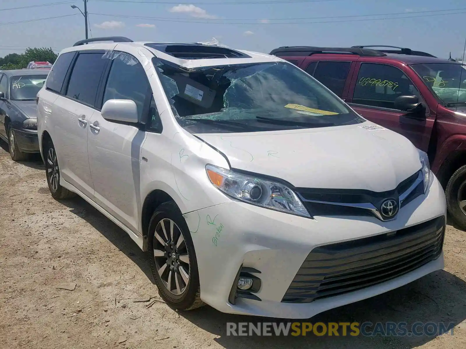 1 Photograph of a damaged car 5TDDZ3DC3KS226384 TOYOTA SIENNA LIM 2019