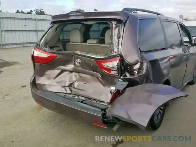 9 Photograph of a damaged car 5TDYZ3DC1KS978361 TOYOTA SIENNA LIM 2019