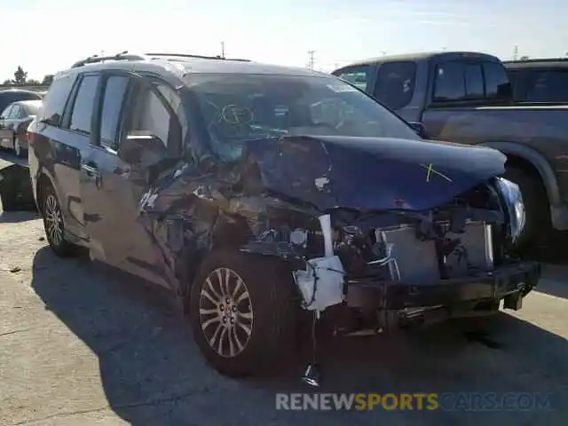 1 Photograph of a damaged car 5TDYZ3DC7KS008515 TOYOTA SIENNA LIM 2019