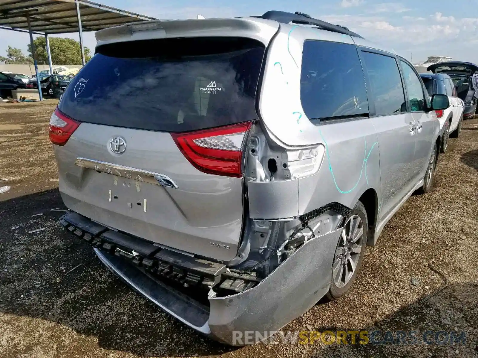 4 Фотография поврежденного автомобиля 5TDYZ3DC7KS968787 TOYOTA SIENNA LIM 2019