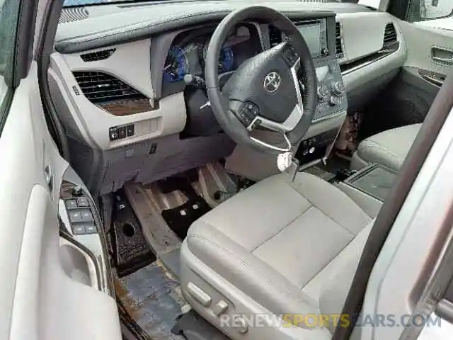 9 Фотография поврежденного автомобиля 5TDYZ3DC8KS970676 TOYOTA SIENNA LIM 2019