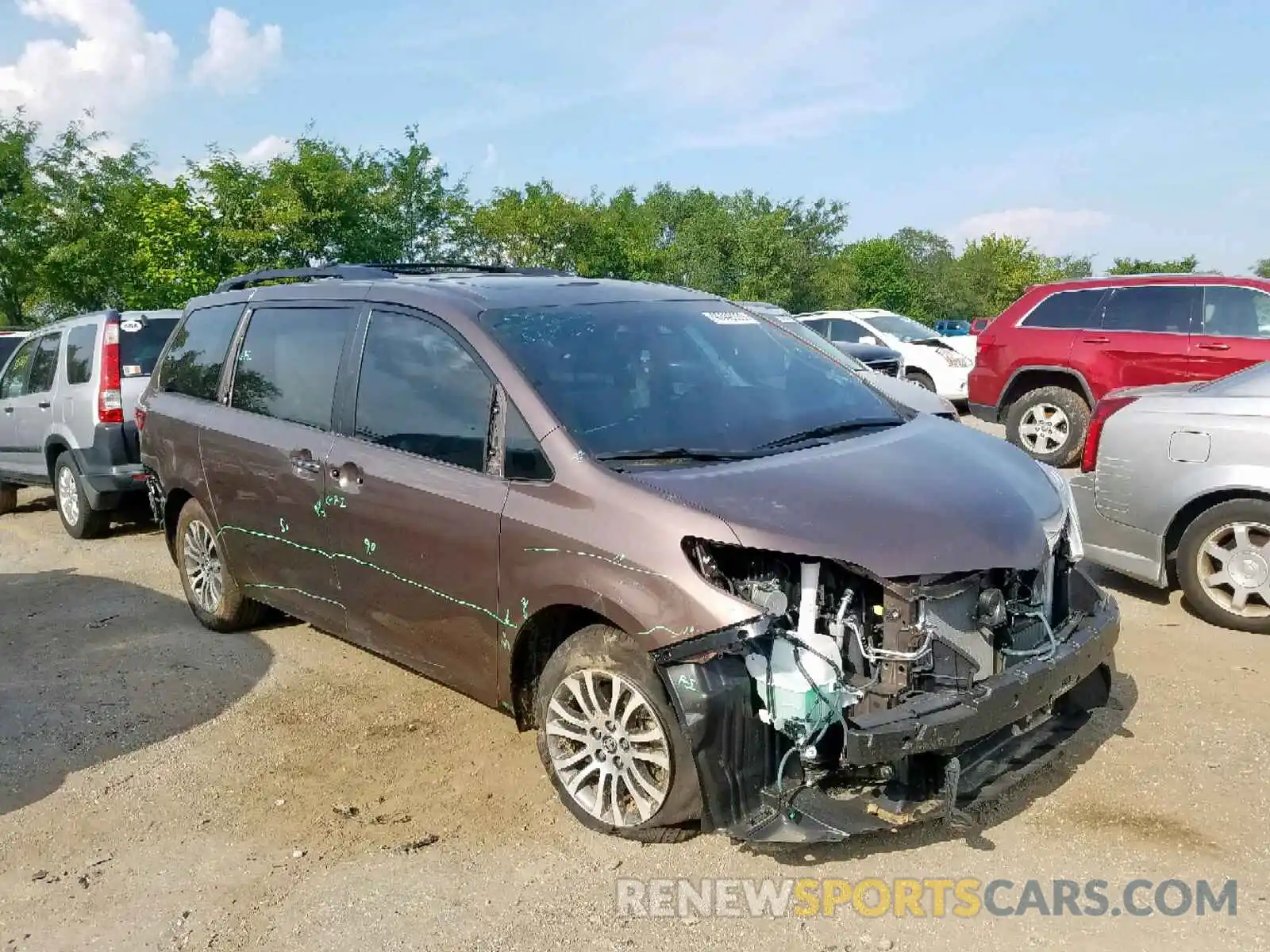 1 Photograph of a damaged car 5TDYZ3DCXKS994722 TOYOTA SIENNA LIM 2019