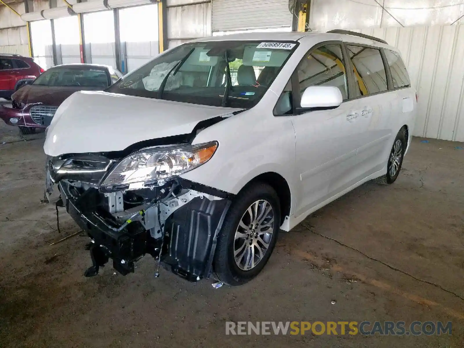 2 Photograph of a damaged car 5TDYZ3DC4LS032871 TOYOTA SIENNA LIM 2020