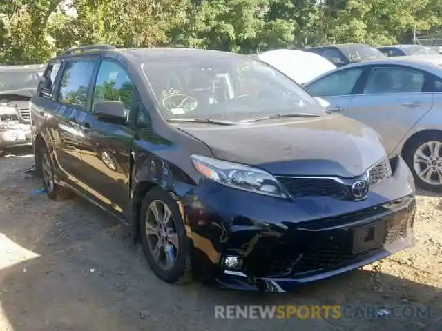 1 Photograph of a damaged car 5TDEZ3DC9KS220996 TOYOTA SIENNA SE 2019