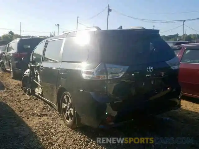 3 Photograph of a damaged car 5TDEZ3DC9KS220996 TOYOTA SIENNA SE 2019