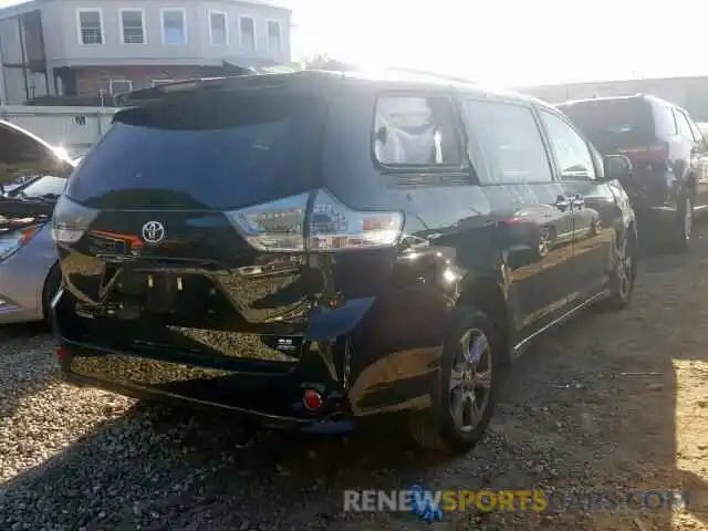 4 Photograph of a damaged car 5TDEZ3DC9KS220996 TOYOTA SIENNA SE 2019