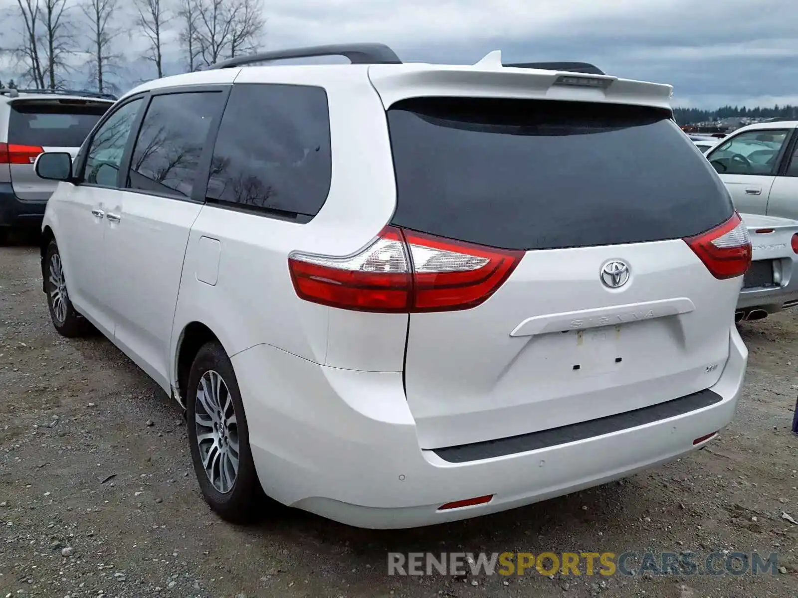 3 Фотография поврежденного автомобиля 5TDYZ3DC2KS997985 TOYOTA SIENNA XLE 2019