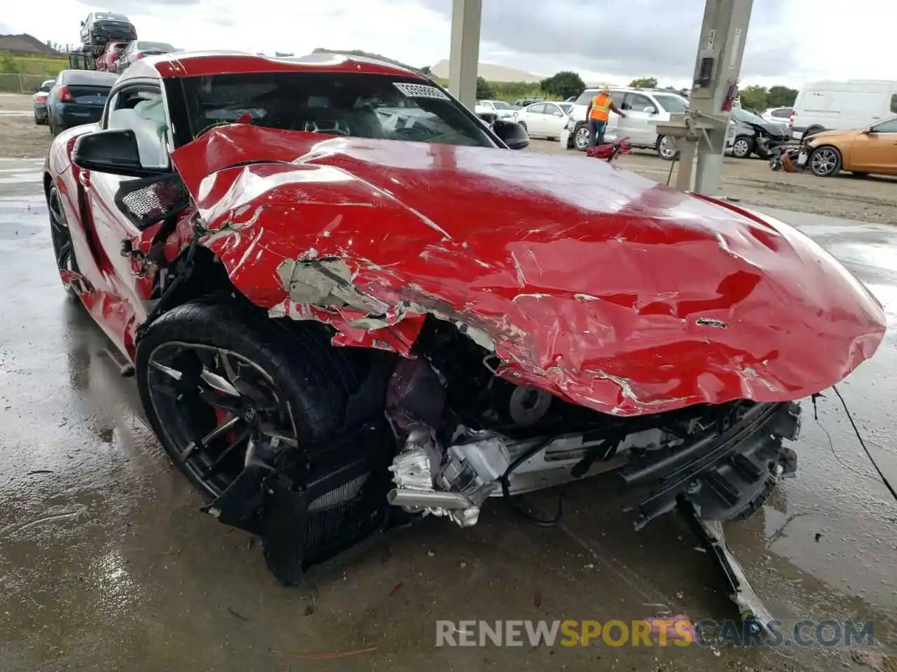 1 Photograph of a damaged car WZ1DB4C00LW026597 TOYOTA SUPRA 2020