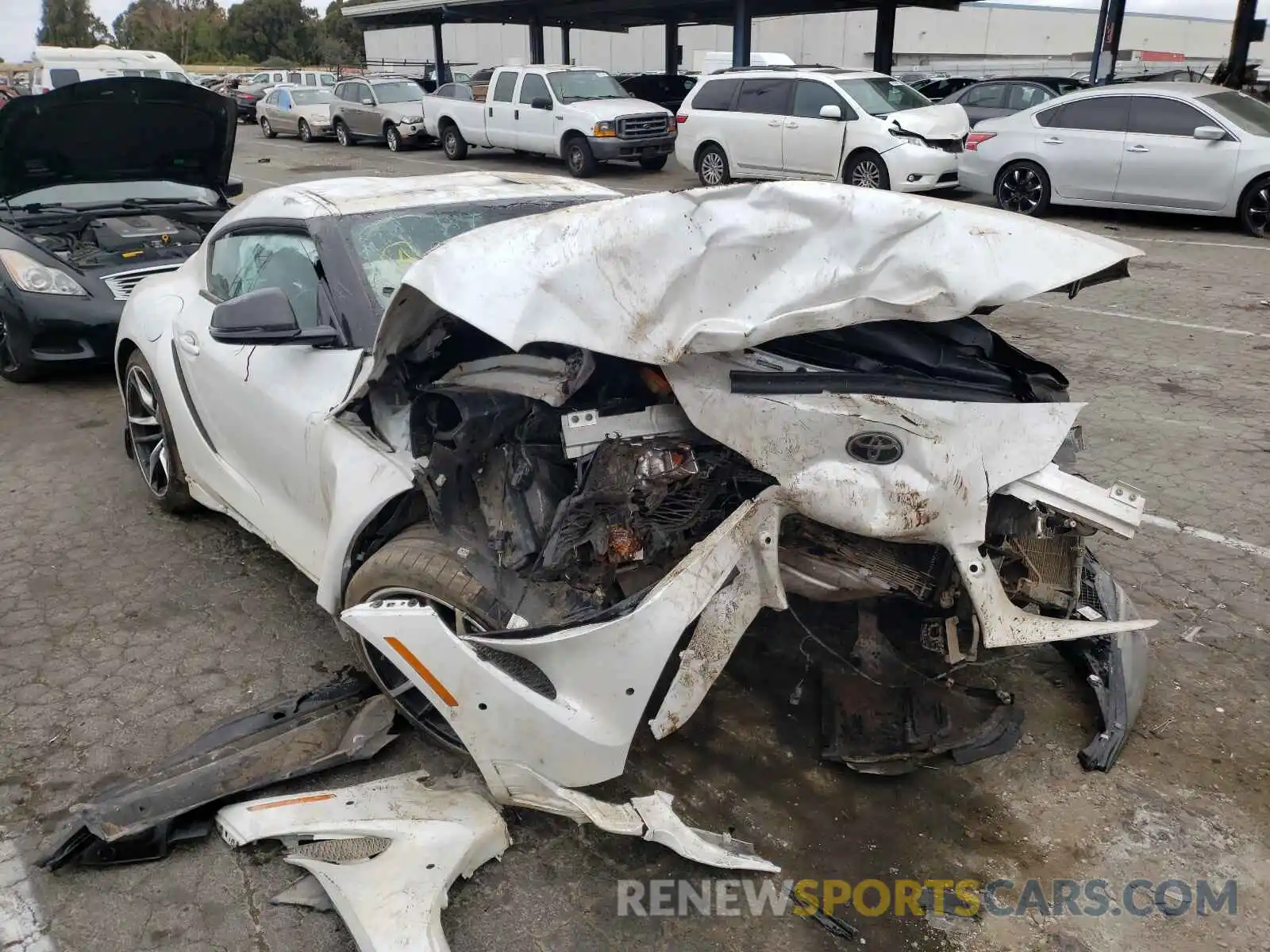 1 Photograph of a damaged car WZ1DB4C00LW030830 TOYOTA SUPRA 2020