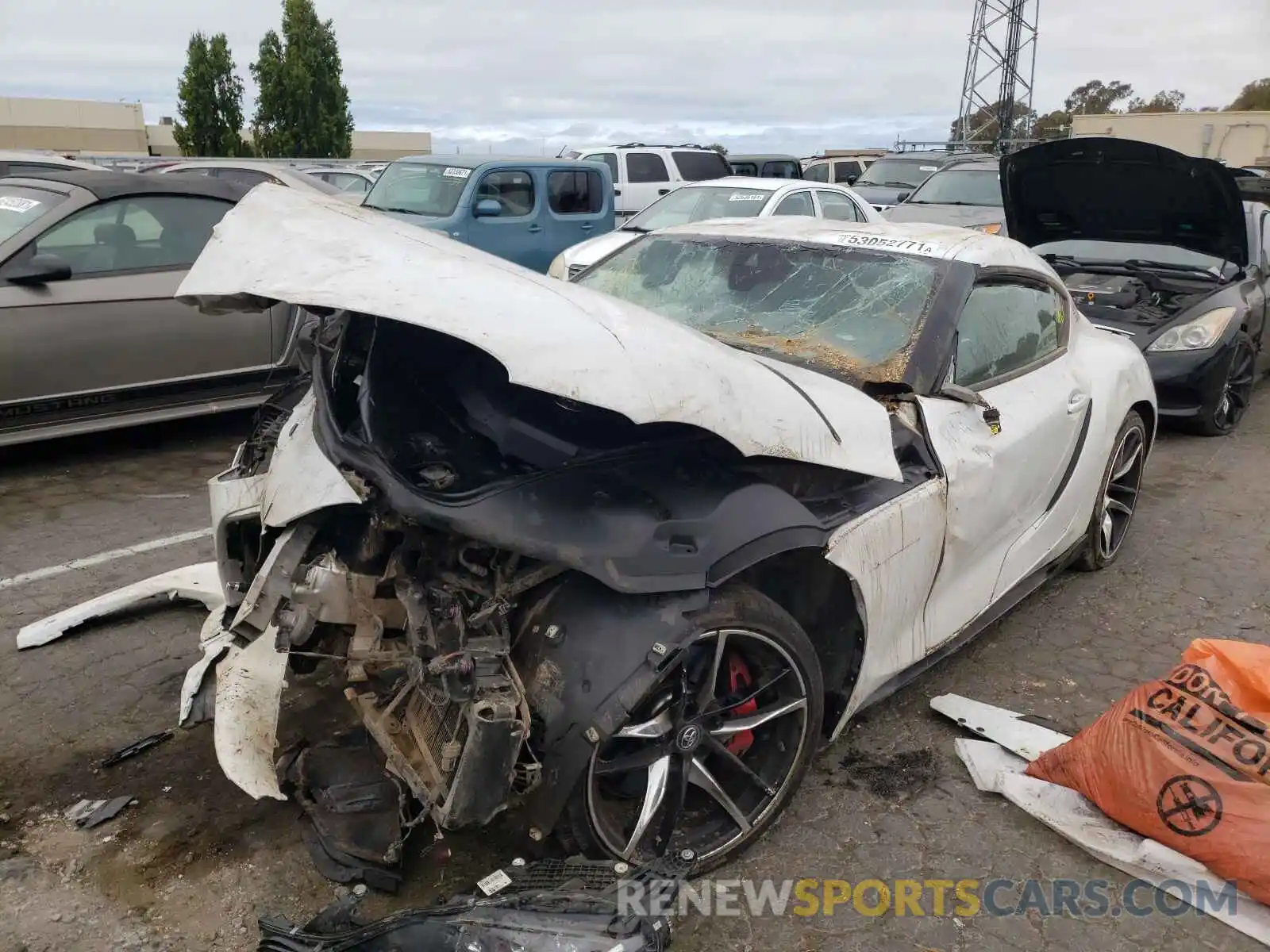 2 Photograph of a damaged car WZ1DB4C00LW030830 TOYOTA SUPRA 2020