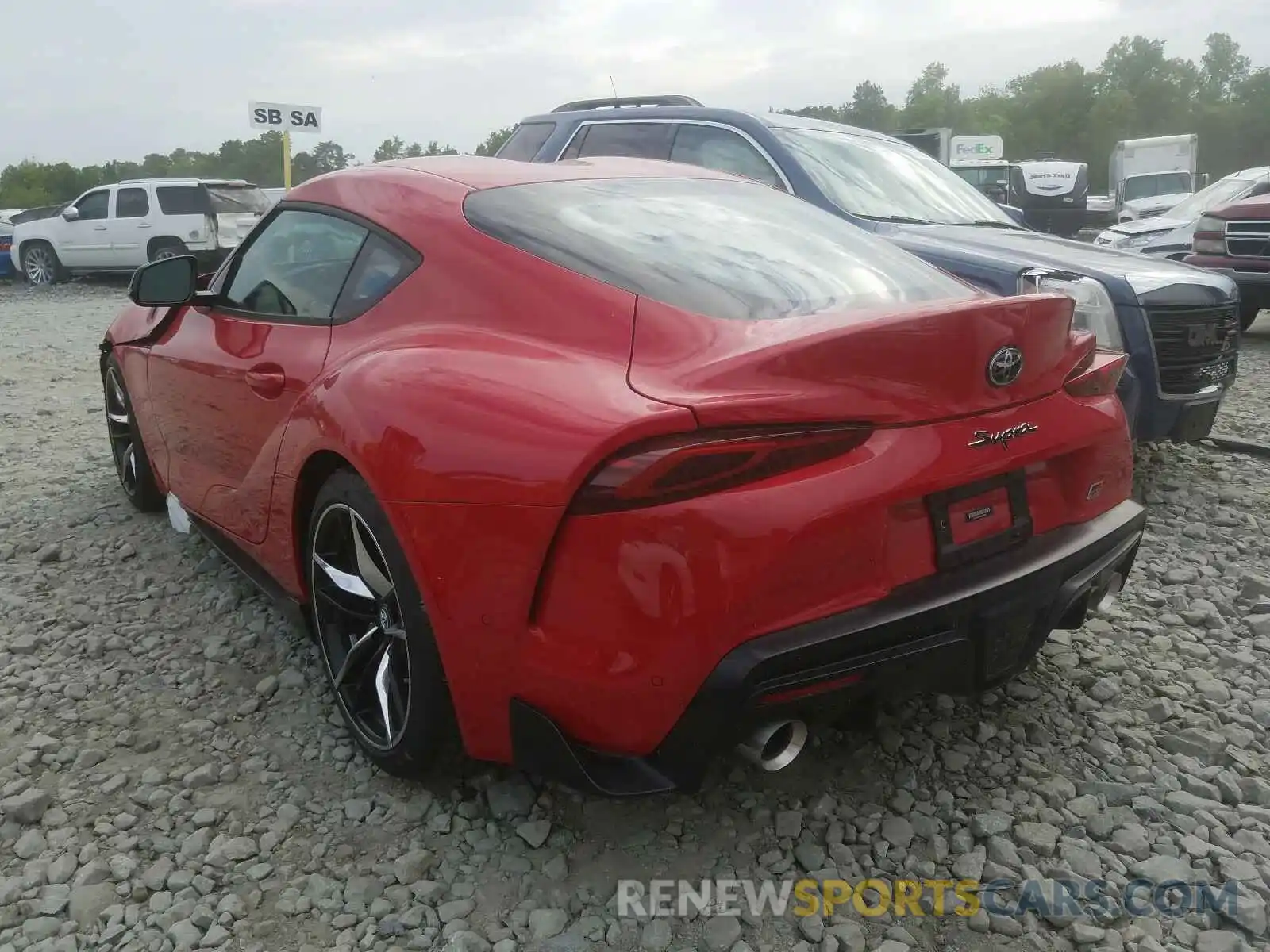 3 Photograph of a damaged car WZ1DB4C00LW032352 TOYOTA SUPRA 2020