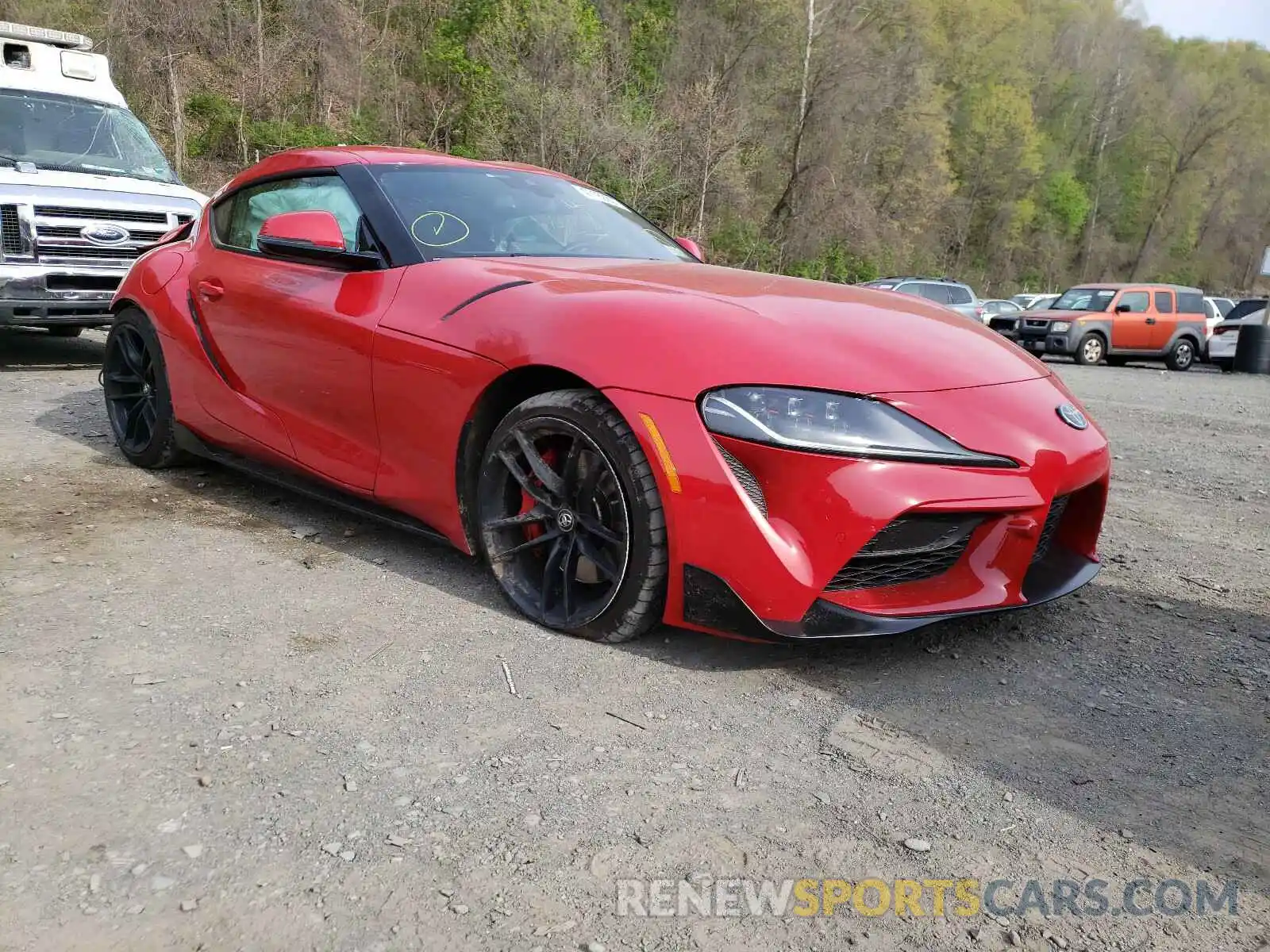 1 Photograph of a damaged car WZ1DB4C01LW024454 TOYOTA SUPRA 2020